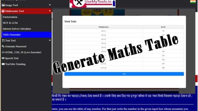 generate-maths-table-with-r